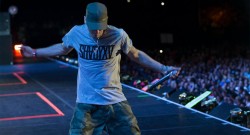 Eminem Throws Shade At Himself During Coachella Performance